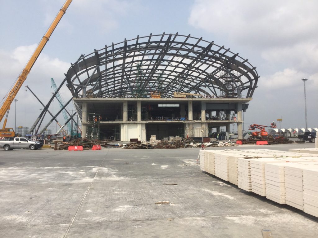 Suvarnabhumi Airport construction