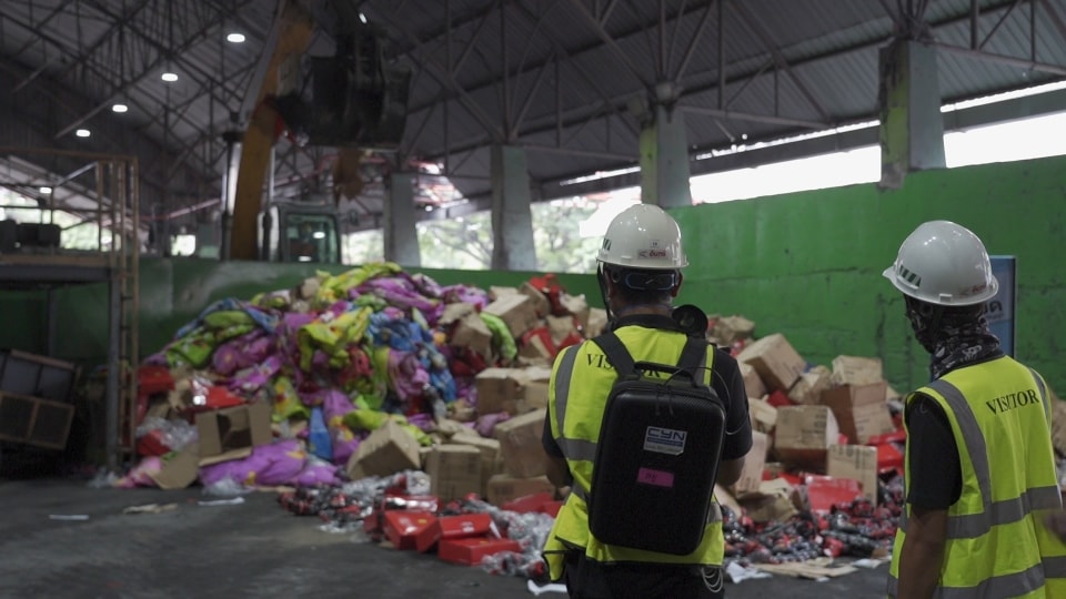 Thailand destroyed counterfeit products INSEE Ecocycle security