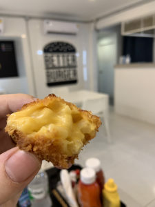 mac & cheese croquettes Better Burger