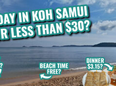 Can you spend a day in Koh Samui for less than $30 (THB1000)? day Samui $30